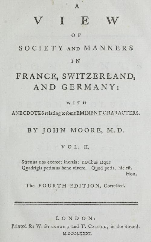 A View of Society and Manners in France, Switzerland, and Germany, Vol. 2 (of 2)with Anecdotes Relating to Some Eminent Characters