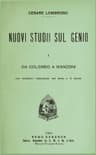 Nuovi studii sul genio vol. I (da Colombo a Manzoni)