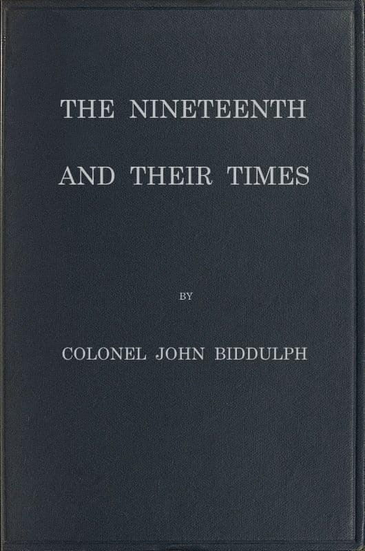 The Nineteenth and Their Times
