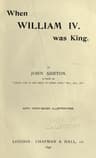 When William IV. Was King