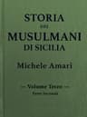 Storia dei musulmani di Sicilia, vol. III, parte II