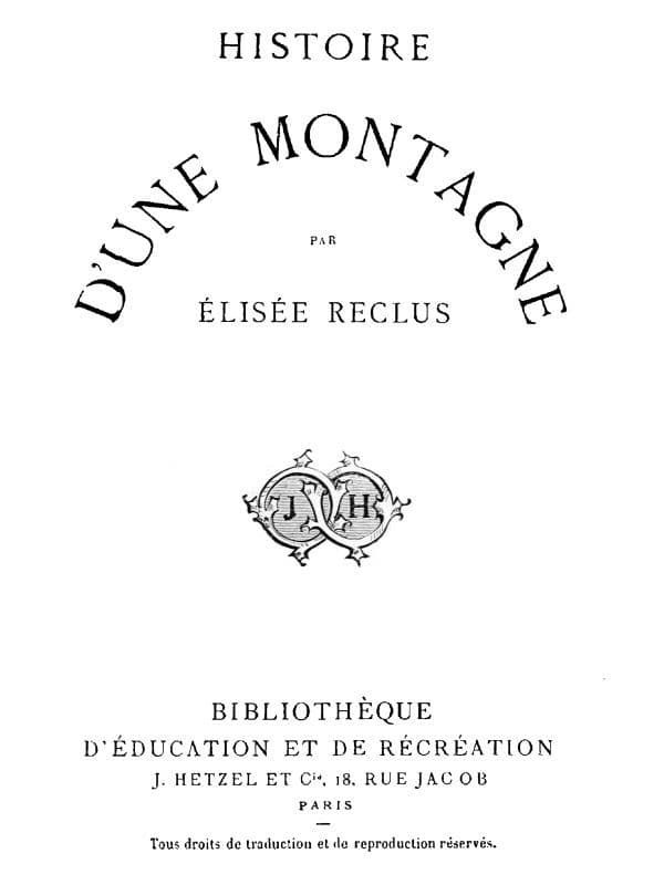 Histoire d'une Montagne
