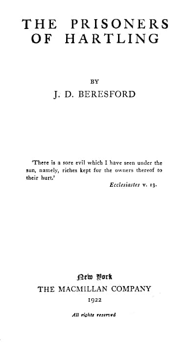 The Prisoners of Hartling