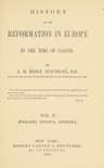 History of the Reformation in Europe in the Time of Calvin, Vol. 5 (of 8)