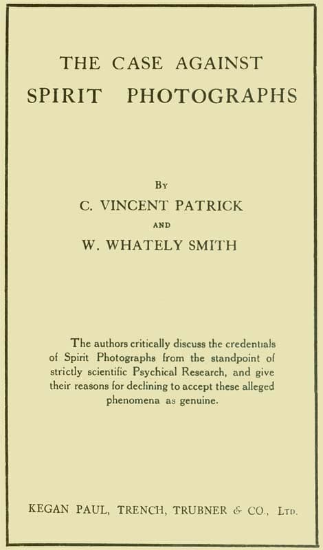 The Case Against Spirit Photographs