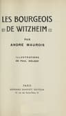 Les Bourgeois de Witzheim