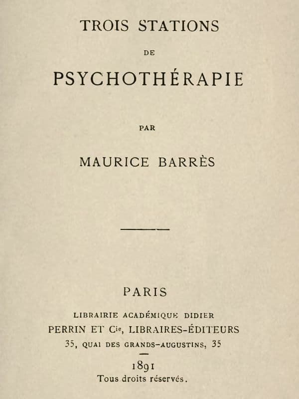 Trois Stations de psychothérapie