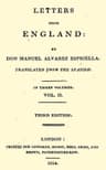 Letters from England, Volume 2 (of 3)