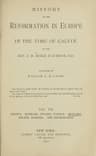 History of the Reformation in Europe in the Time of Calvin, Vol. 7 (of 8)