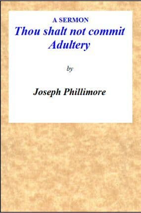 A Sermon: Thou shalt not commit Adultery