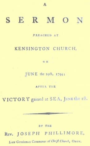 A Sermon Preached at Kensington Church, on June the 29th, 1794