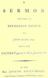 A Sermon Preached at Kensington Church, on June the 29th, 1794