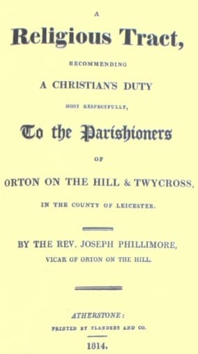 A Religious Tract, Recommending a Christian's Duty, Most Respectfully, to the…