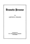 Dramatis Personæ