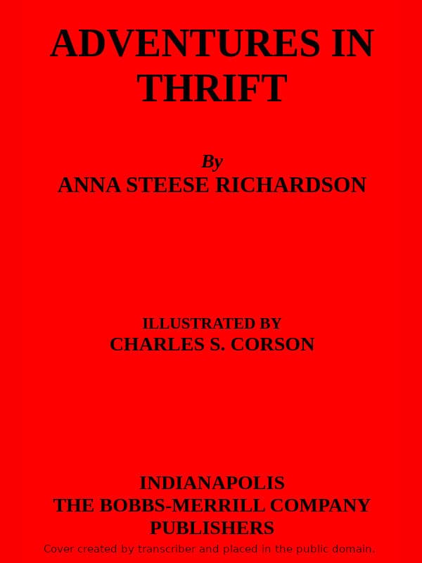 Adventures in Thrift