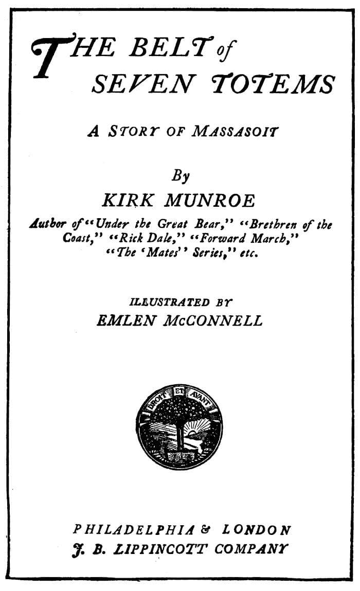 The Belt of Seven Totems: A Story of Massasoit