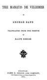 The Marquis de Villemer