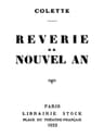 Rêverie de Nouvel An