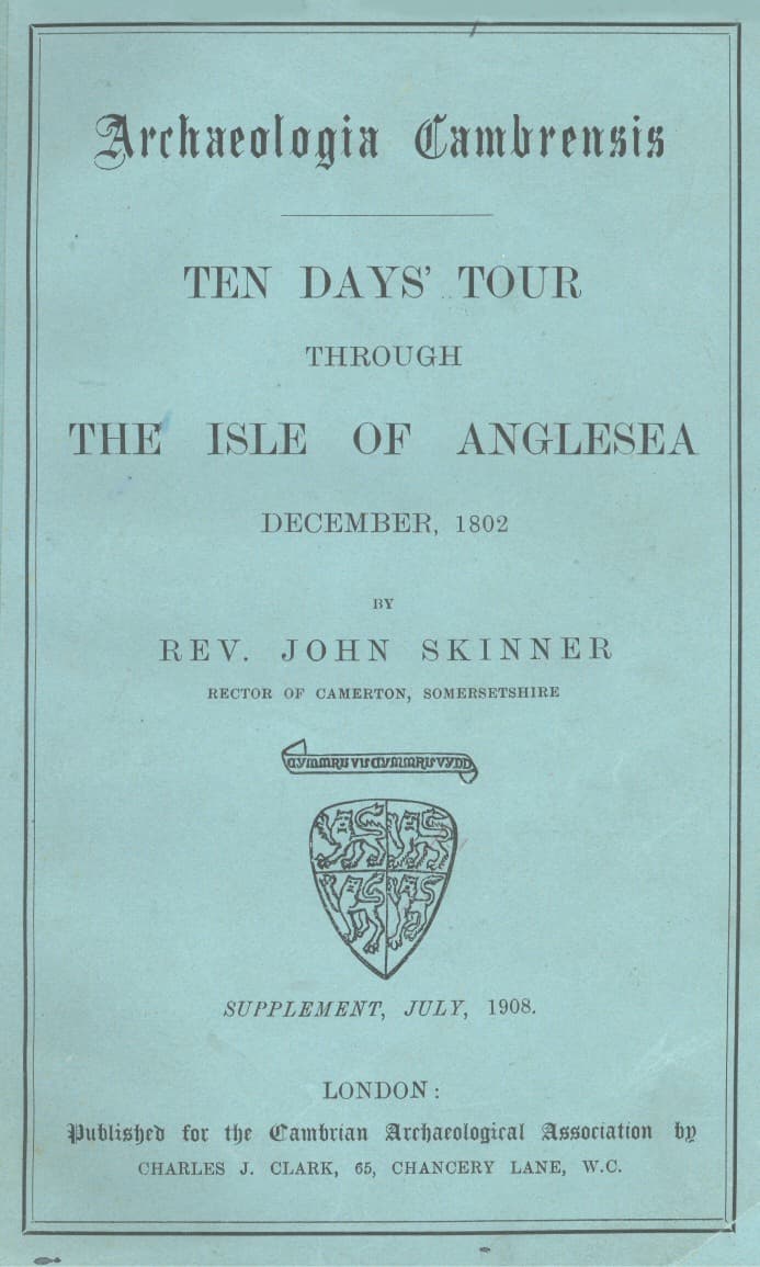 Ten Days' Tour through the Isle of Anglesea, December, 1802