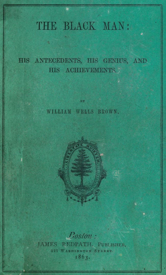 The Black Man: His Antecedents, His Genius, and His Achievements