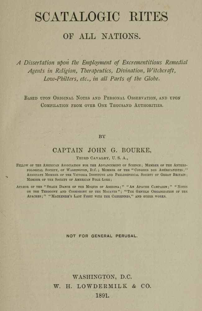 Scatalogic Rites of All Nations