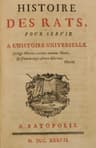Histoire des rats, pour servir à l'histoire universelle