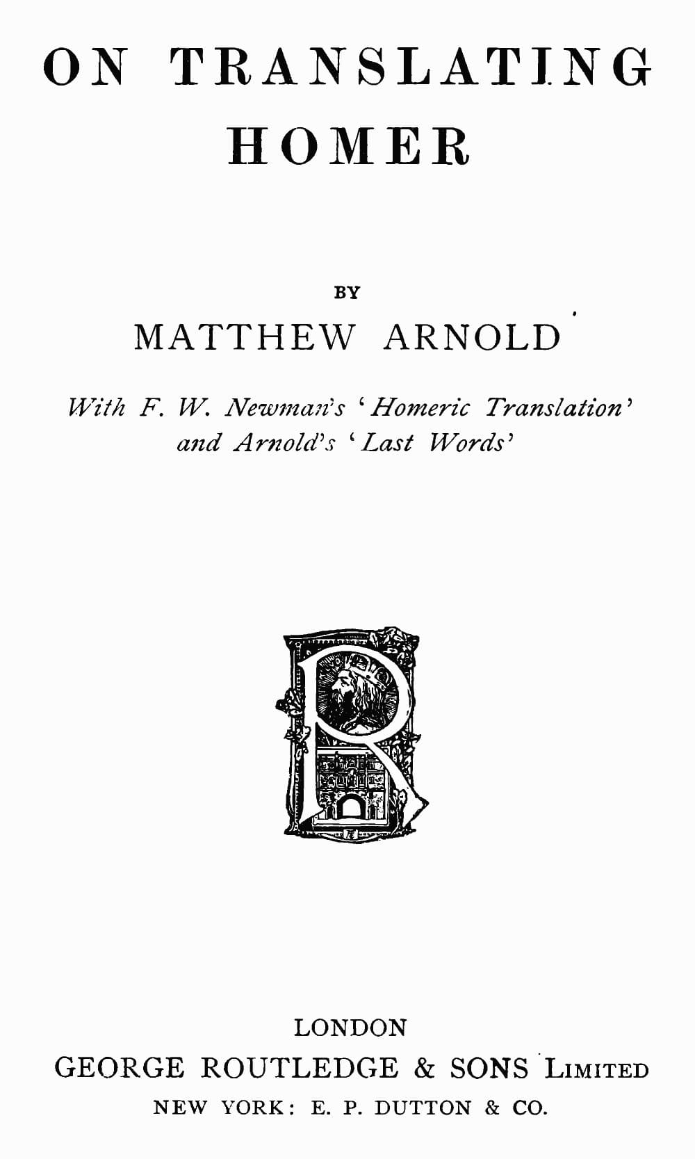 On Translating Homer