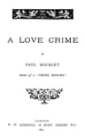 A Love Crime