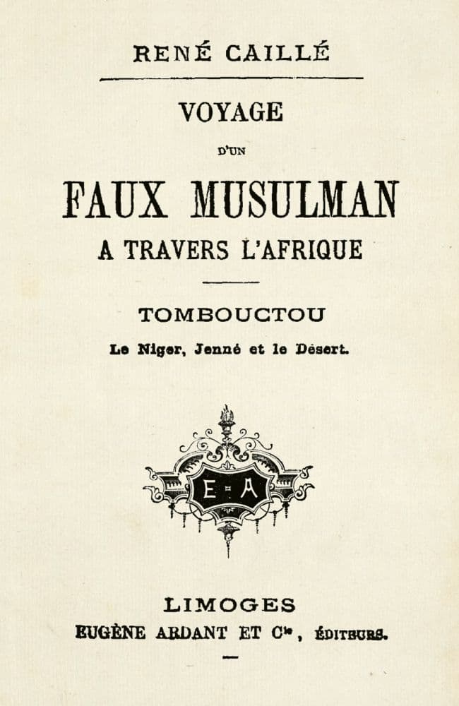 Voyage d'un faux musulman à travers l'Afrique