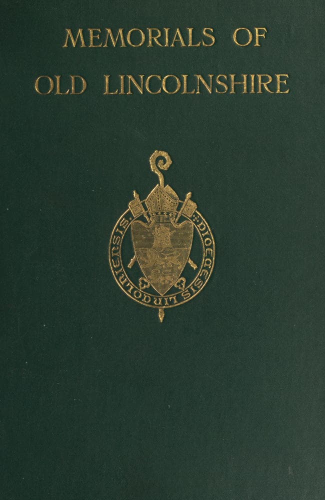 Memorials of Old Lincolnshire