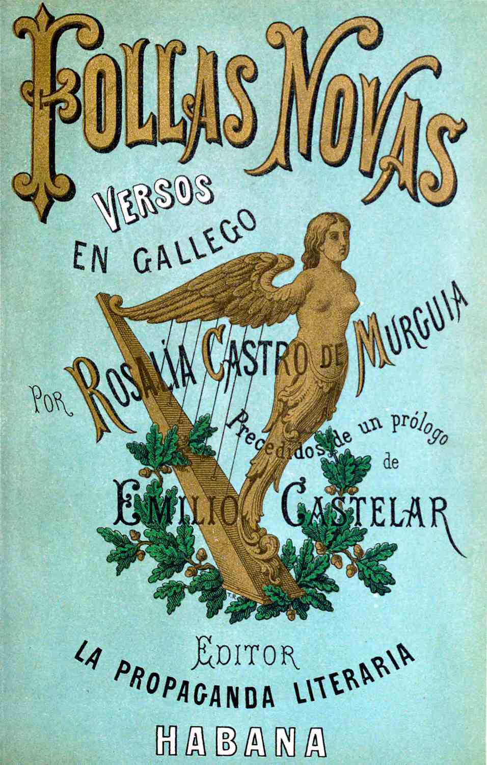Follas Novas: Versos en Gallego