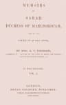 Memoirs of Sarah, Duchess of Marlborough, and of the Court of Queen Anne Vol.…
