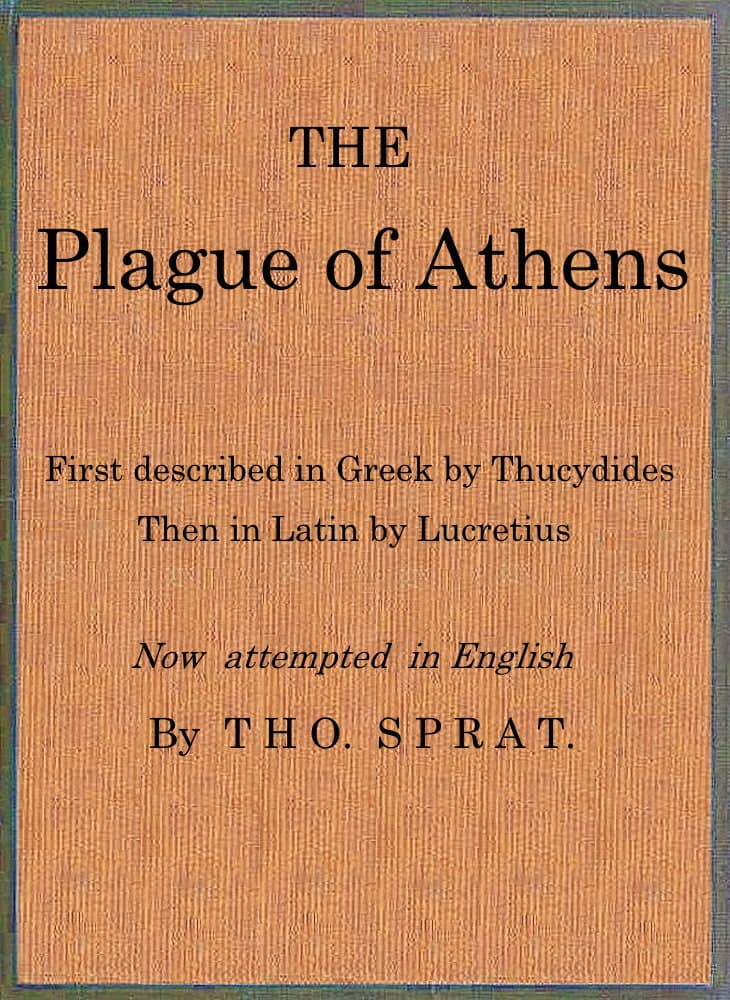 The Plague of Athens, which hapned in the second year of the Peloponnesian…