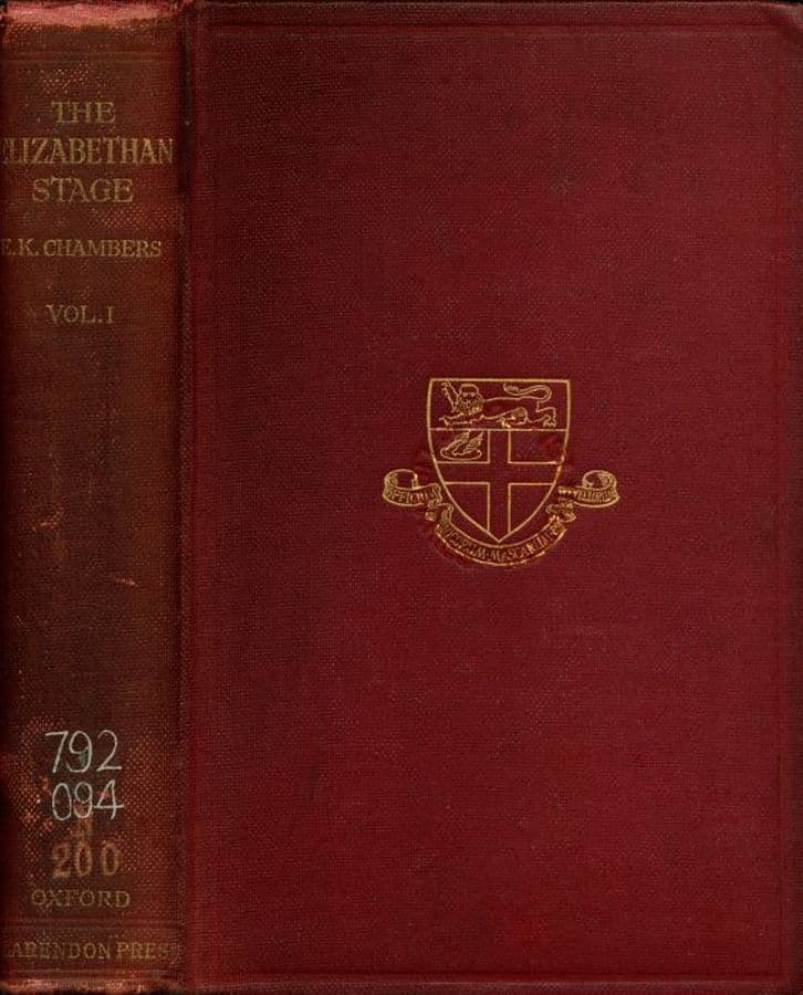 The Elizabethan Stage, Vol. 1