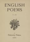 English Poems, Volume 01 (of 2)