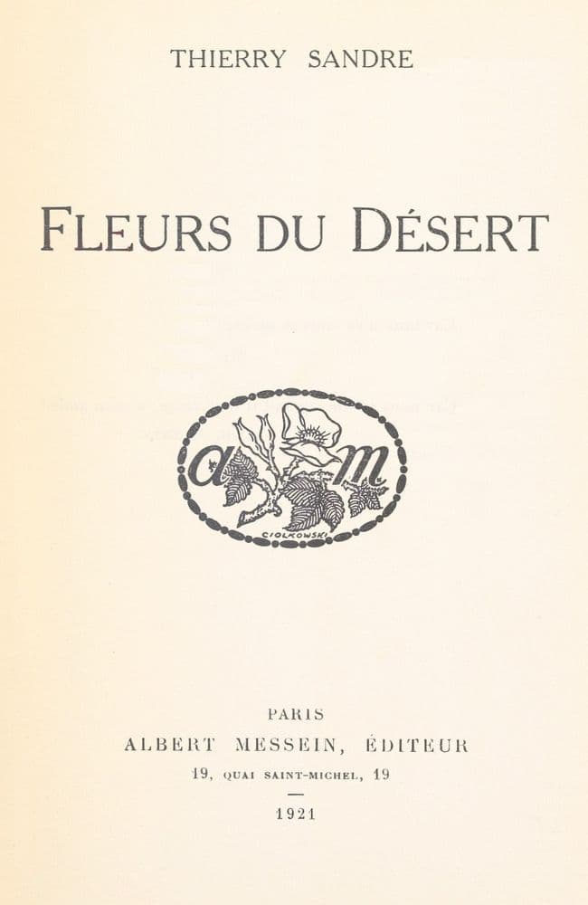 Fleurs du désert