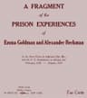 A fragment of the prison experiences of Emma Goldman and Alexander Berkman