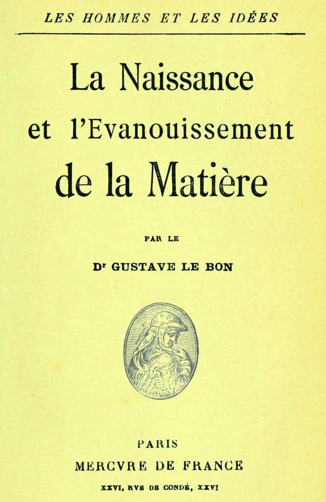 La Naissance Et L'évanouissement De La Matière