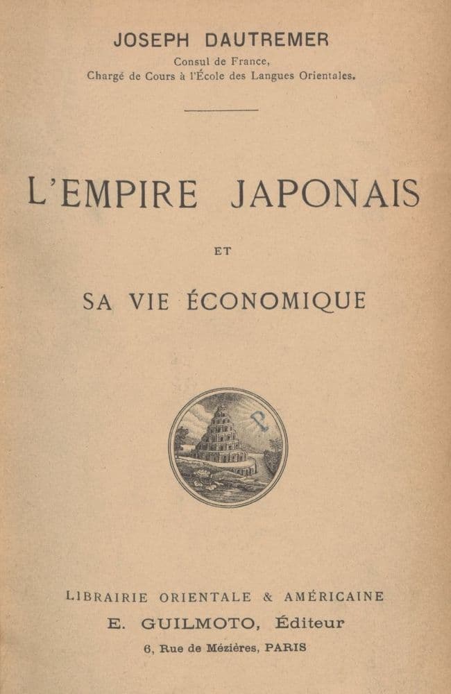 L'empire Japonais Et Sa Vie Économique