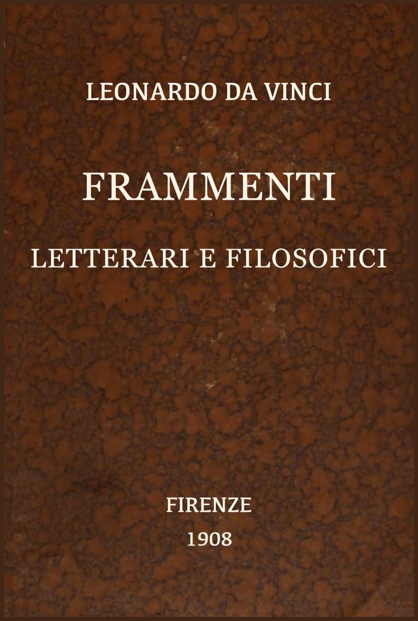 Frammenti Letterari E Filosofici