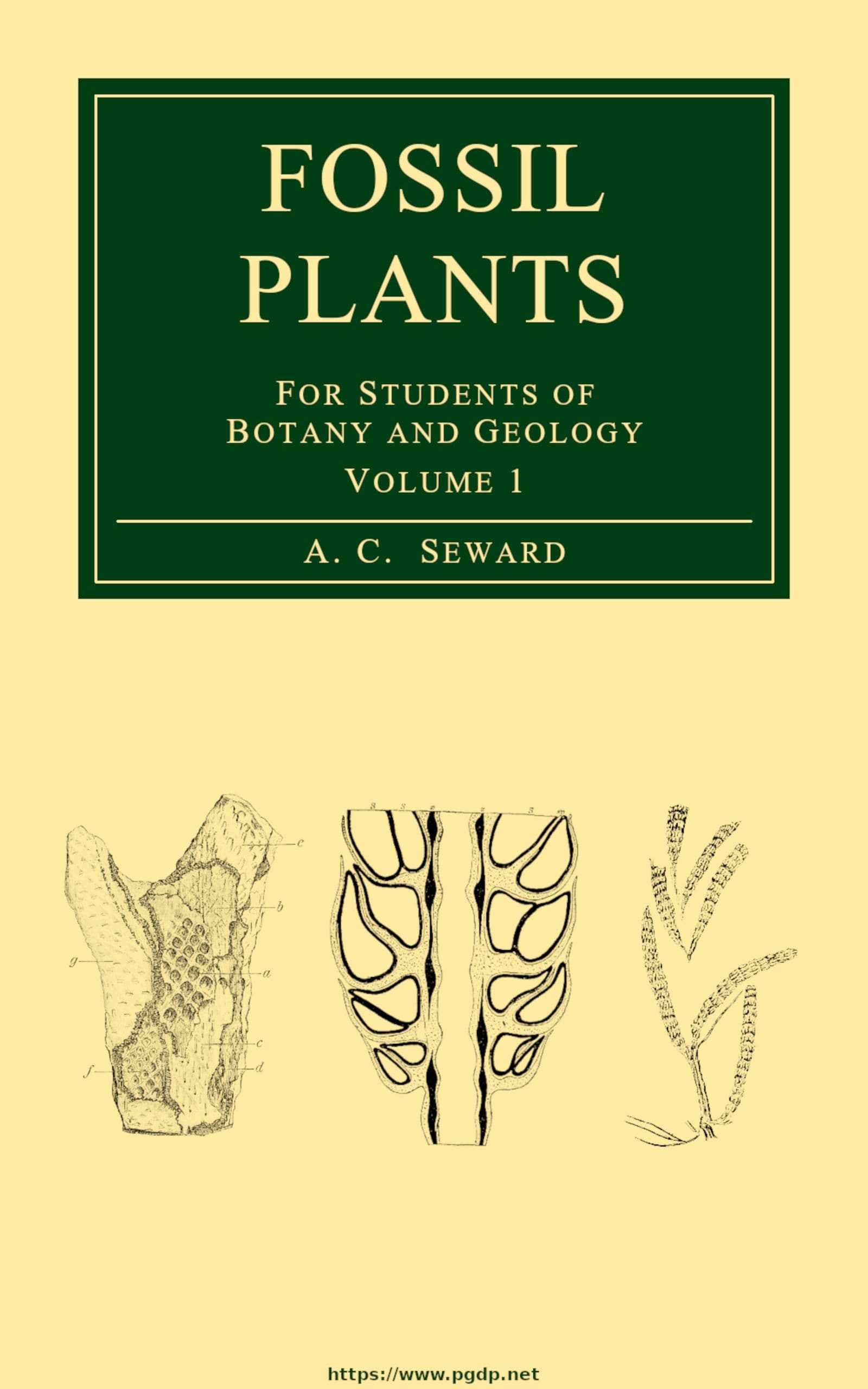 Fossil Plants, Vol. 1: [A Text-book] for Students of Botany and Geology