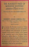 The Blackest Page in Modern History: Events in Armenia in 1915the Facts and the Responsibilities