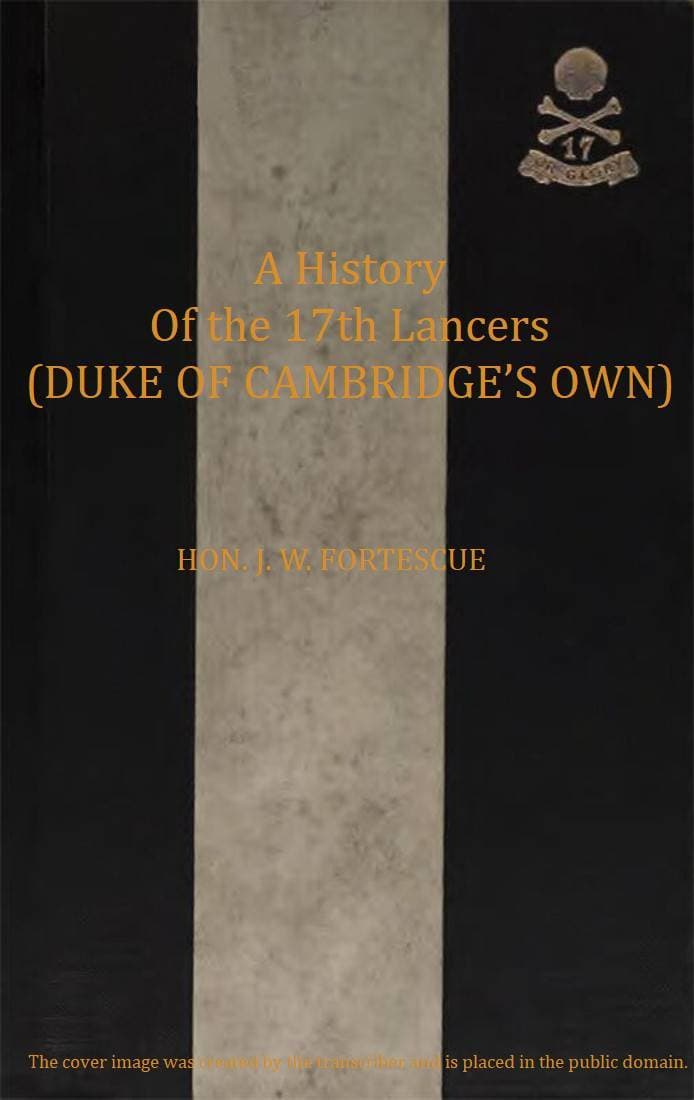 A History of the 17th Lancers (duke of Cambridge's Own)