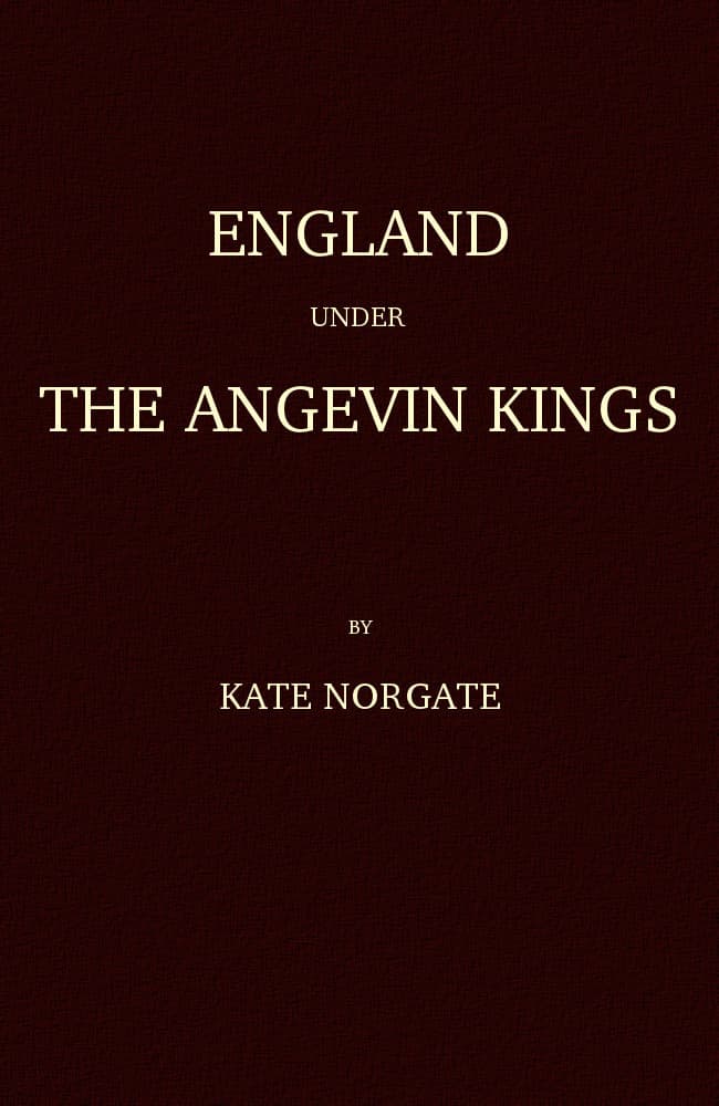 England Under the Angevin Kings, Volumes I and II