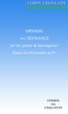 Opinion Par Defrance, Sur Les Postes Et Messageries: Séance Du 28 Fructidor, an IV