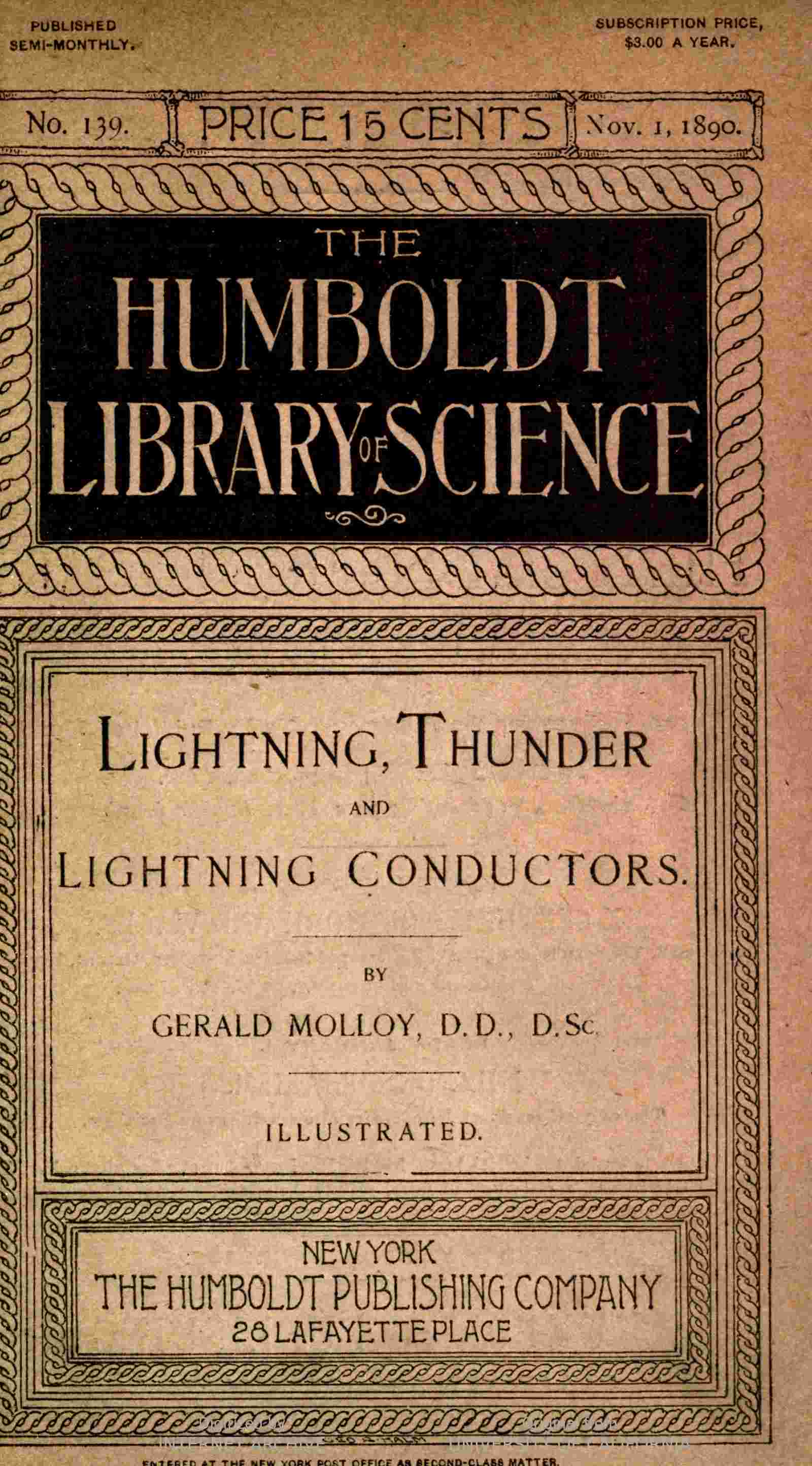 Lightning, Thunder and Lightning Conductors
