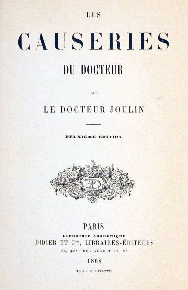 Les Causeries Du Docteur