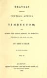Travels Through Central Africa to Timbuctoo; And Across the Great Desert, to Morocco, Performed in the Years 1824-1828, Vol. 2 (of 2)