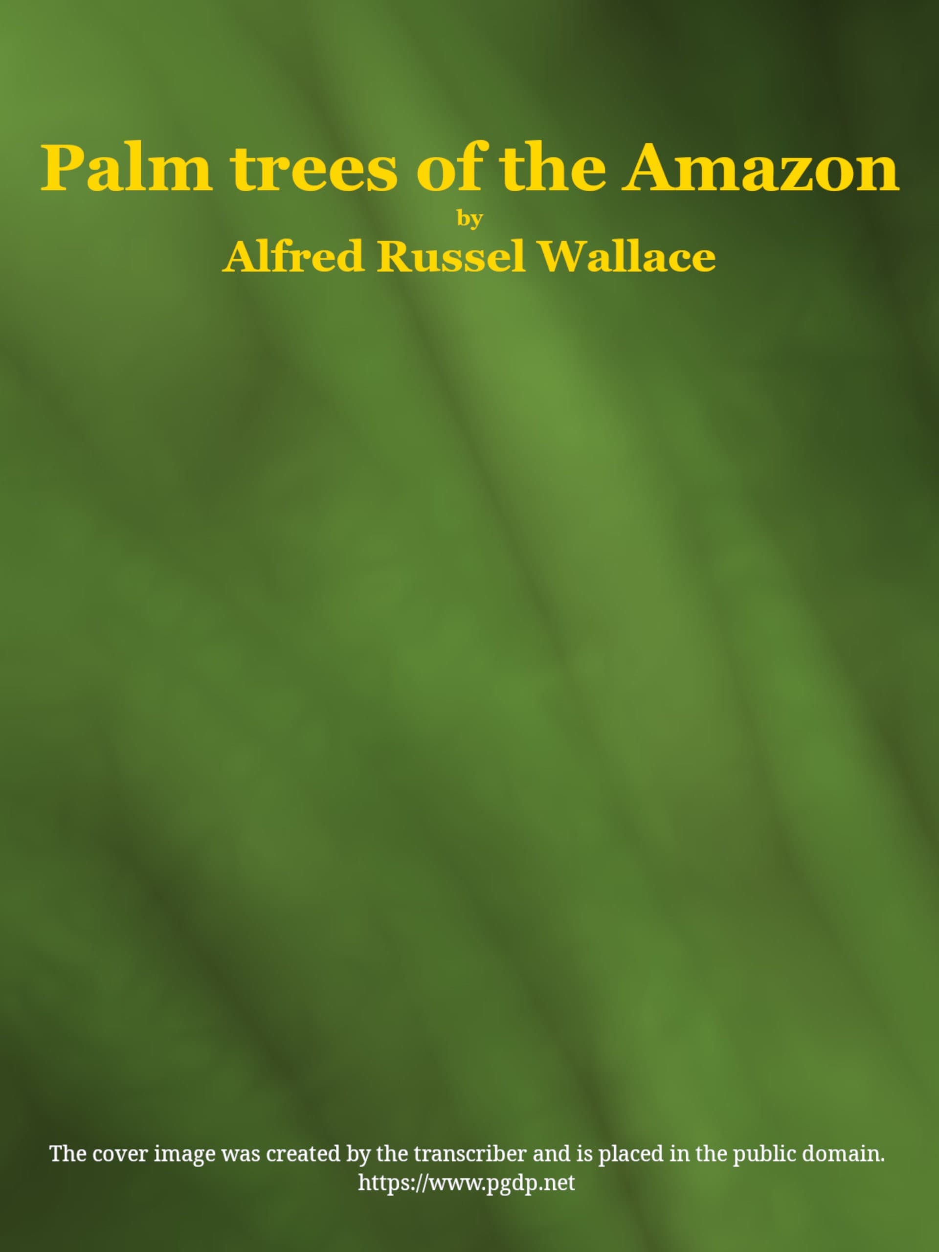 Palm Trees of the Amazon and Their Uses
