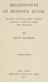 Mezzotints in Modern Music Brahms, Tschaïkowsky, Chopin, Richard Strauss, Liszt and Wagner